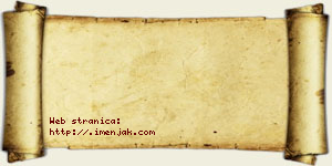 Andrija Crnjin vizit kartica